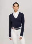 POLO GARA MONTANA 2 in 1 TOMMY HILFIGER EQUESTRIAN Donna, Manica Lunga 